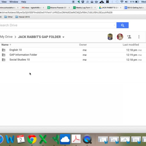 Video to upload GAP files to Drive