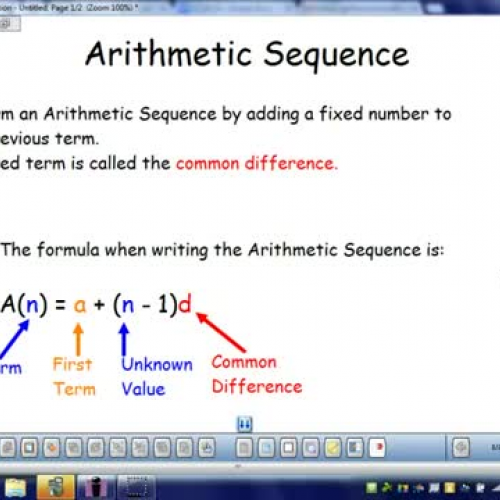 Arithmetic Sequences