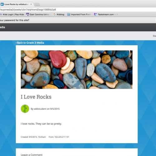 Kidblog 1 (Beginning Tutorial)