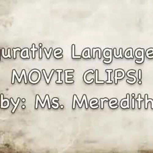 Figurative Language in  Movies