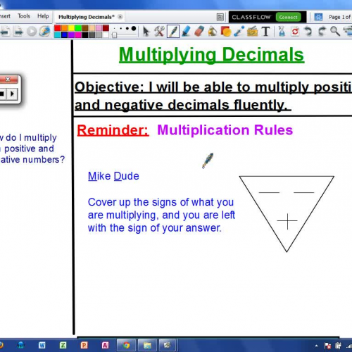 Multiplying Decimals