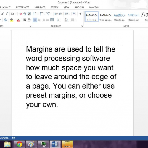 How to add margins and a gutter