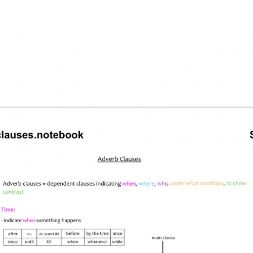 Adverb Clauses
