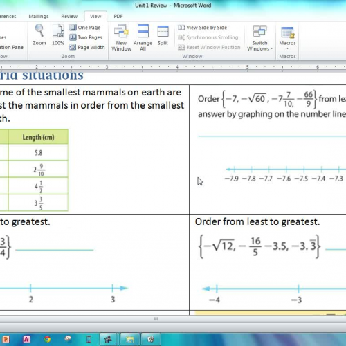 Unit 1 Review Part 4