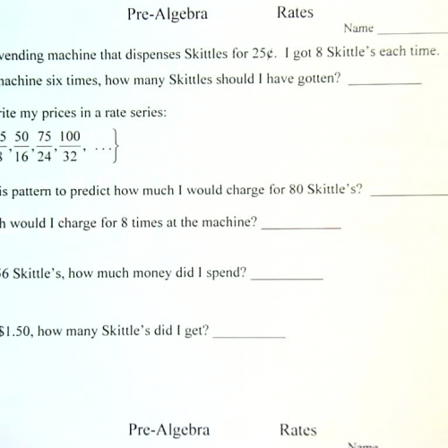 Corbin 2 Rates Classwork