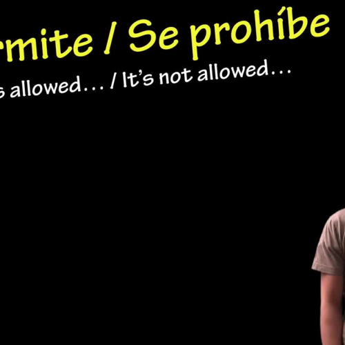 Spanish 2 Grammar Se Permite and Se Prohíbe