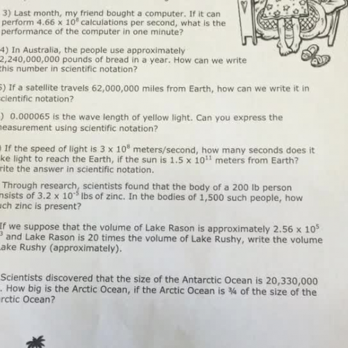 Video 1.2.4 Operating in Scientific Notation
