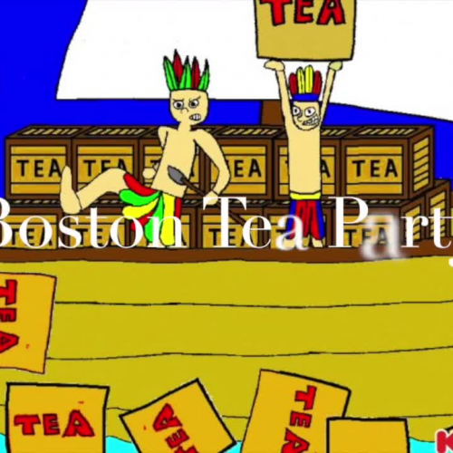 Powers' Boston tea Party