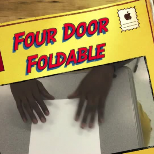 Four Door Foldable Tutorial 