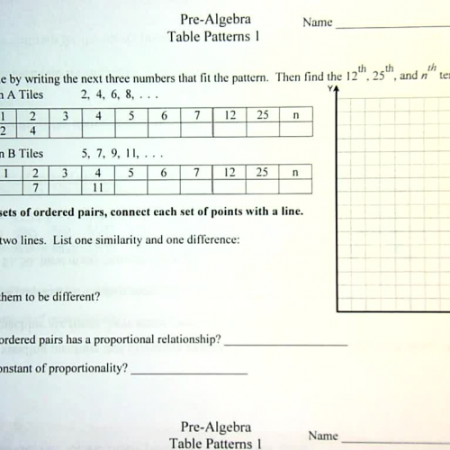 Corbin 2 Table Patterns