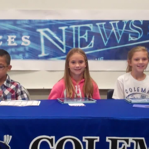Coleman Elementary Sept 11 News
