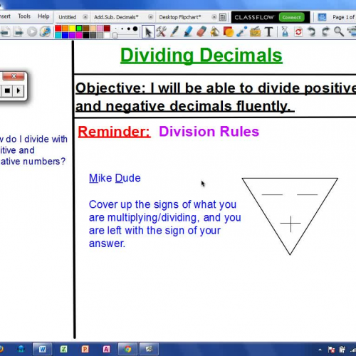 Dividing Decimals