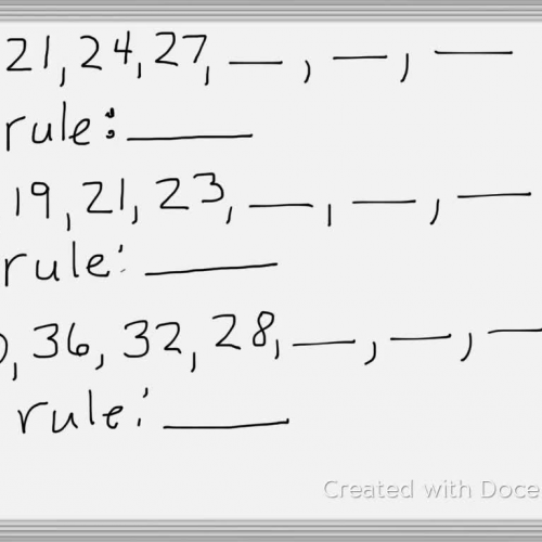 Number Sequences
