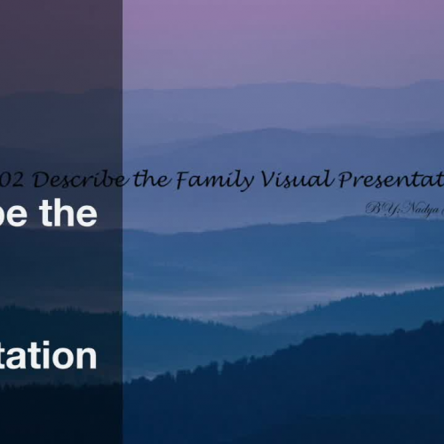 03.02 Describe the Family Visual Presentation