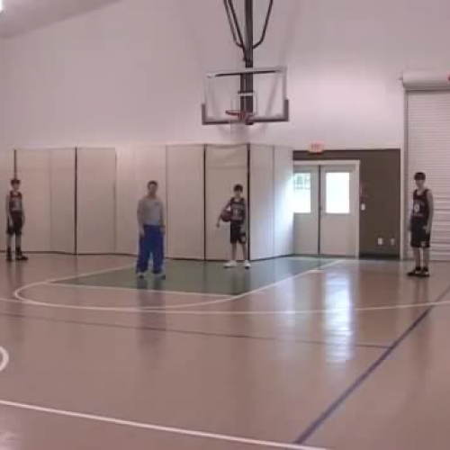 Warm-up Stretches and Drills for Youth Basketball-Three-Man Weave 