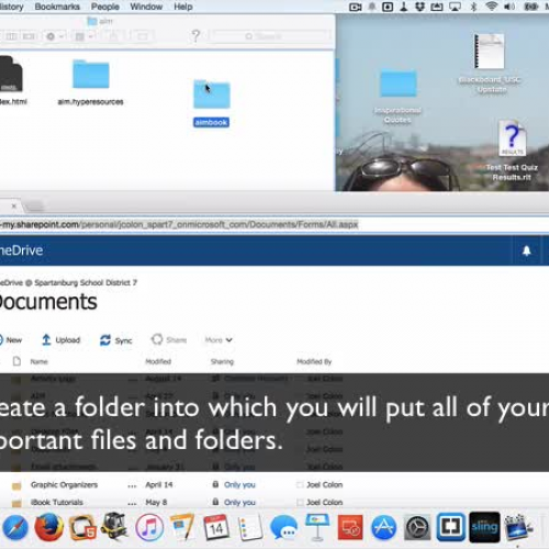 Backing up your important Files to MS365. 