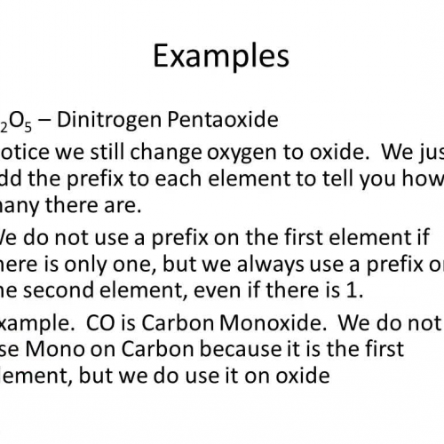 Naming Ionic and Covalent Compounds