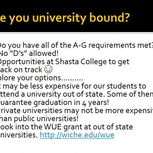 Part 2 Senior College Night Presentation