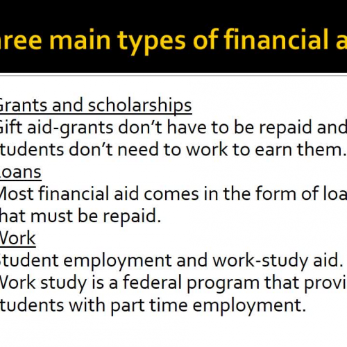 Part 5 Senior College Night Presentation