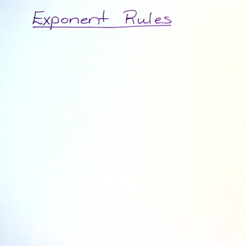 Corbin 4 Exponent Rules for Mult and Div Powers