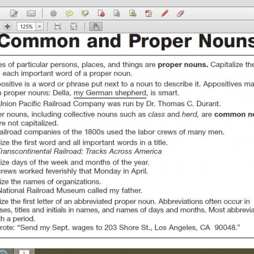 9/21: Common and Proper Nouns