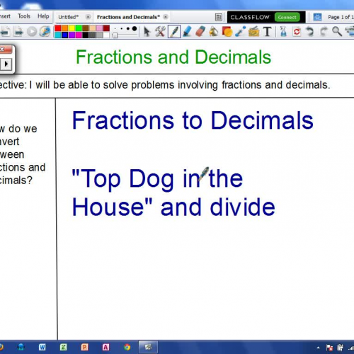 Fractions and Decimals