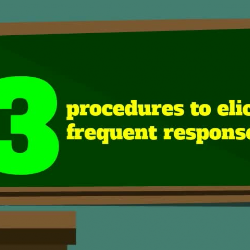 Three Procedures for Responses