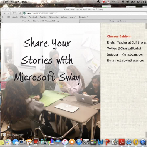 Teachers, Share Your Stories with Sway!