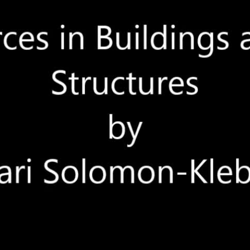 Forces - Balanced and Unbalanced (ASL) Solomon-Klebba
