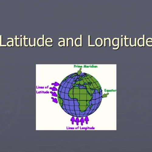 Map Elements - Latitude and Longitude