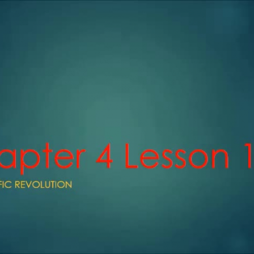 Chapter 4 Lesson 1