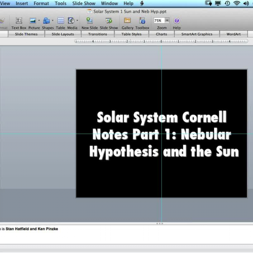 Solar System Cornell Notes Part 1 Video 1
