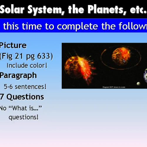 Solar System Cornell Notes Part 2 Video 4