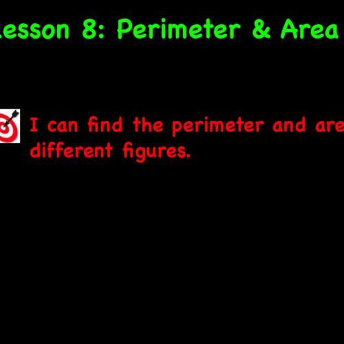C3 L8: Perimeter & Area