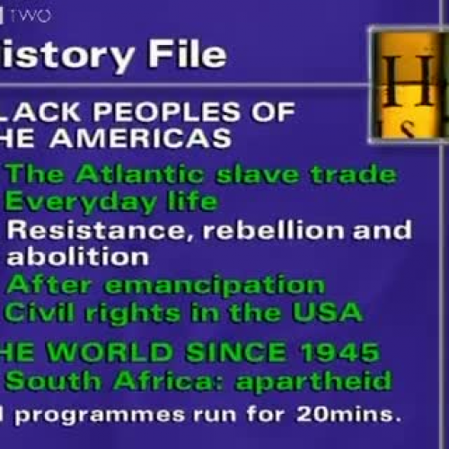 BBC History File: Resistance, Rebellion and abolition