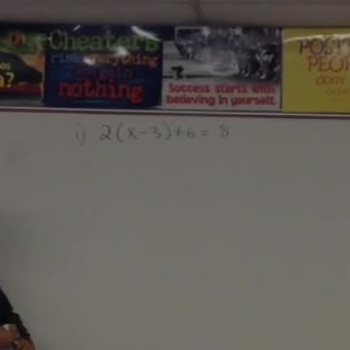 8th grade student and algebra