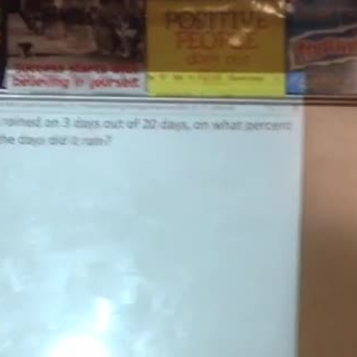 8th grade student and percentages