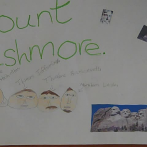 Mount Rushmore Paper Slide Show