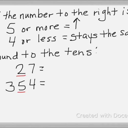 Rounding Whole Numbers