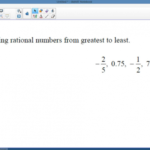 ordering numbers from greatest to least on the graphing calculatora