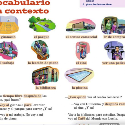 Spanish 1 CH 4A Vocabulary Introduction
