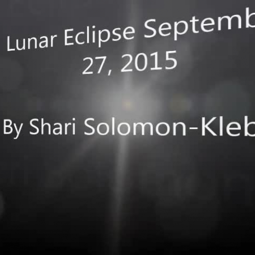 Lunar Eclipse (ASL) Solomon-Klebba