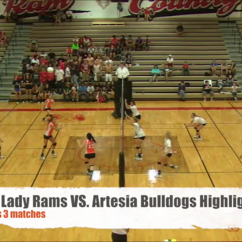 Portales Lady Rams vs Artesia Lady Bulldogs Volleyball Fall 2015