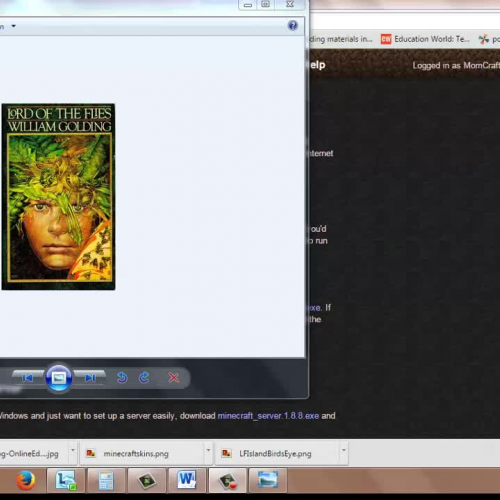 Using Minecraft as a PreReading Activity in a HS Classroom