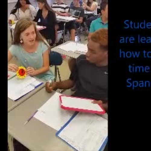 Mi clase de Espanol en WFHS