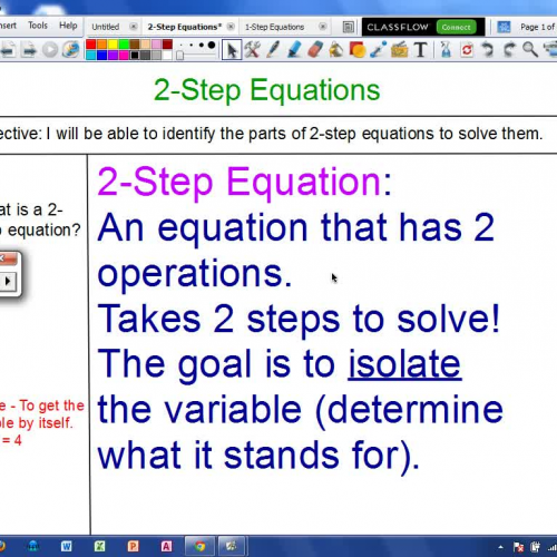 2-Step Eqautions