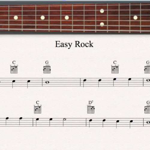Easy Rock Practice Track