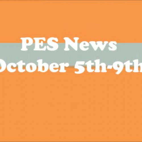 PES News October 5-9