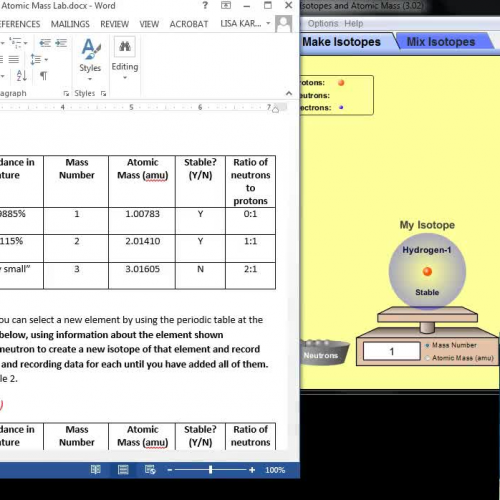 Isotope Lab Data Collection