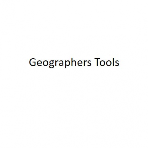 Geographers Tools